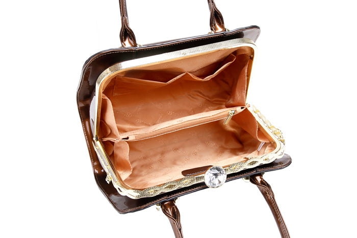 Rosy Lox Luggage 3 Pcs. Vegan Leather Suitcase Set - DropMenorca