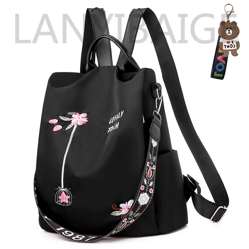 Fashion Backpack Women Shoulder Bags Large Capacity Women Backpack School Bags for Teenage Girls Light Ladies Travel Backpack - DropMenorca