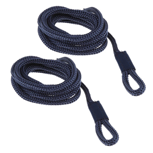 2pcs Double Braided Boat Fender Line 6mmx5ft Nylon Dock Line Strap Rope Marine Docking Rope Fits G0 G1 Boat Fender Bumper - DropMenorca
