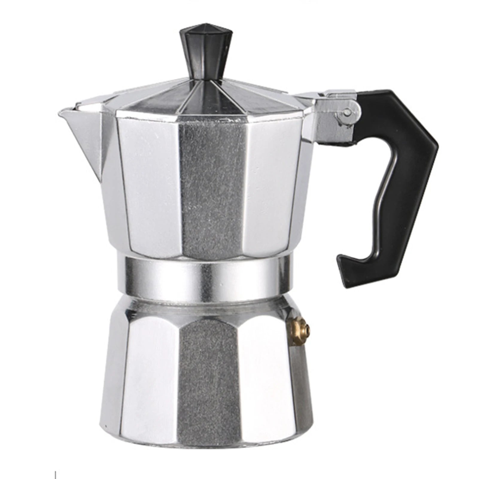 Octagonal Moka Pot Aluminum/Stainless Steel Stovetop Espressos Maker Multi-Purpose Coffee Pots for Outdoor Home Kitchen Office - DropMenorca