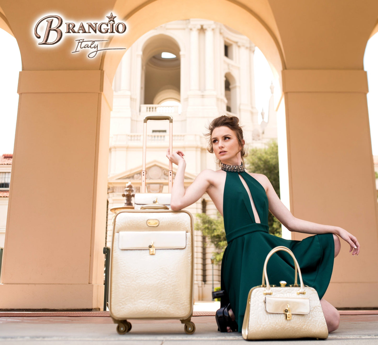 Rosy Lox Luggage 3 Pcs. Vegan Leather Suitcase Set - DropMenorca